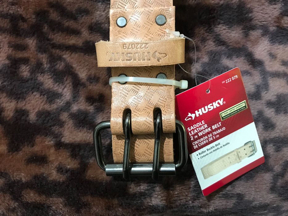 Мужской кожаный ремень HUSKY