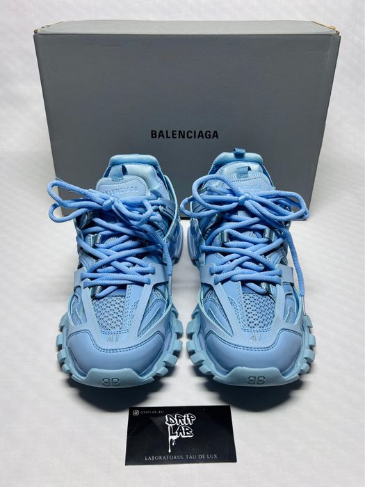 Balenciaga track baby blue
