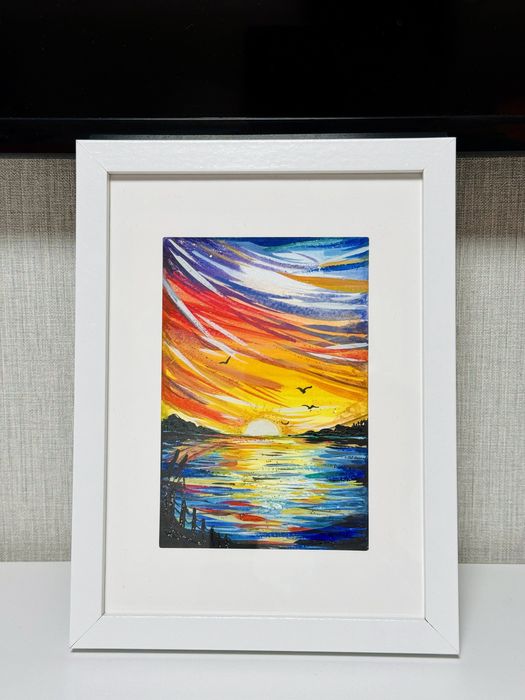 Картины акварель А4 подарок