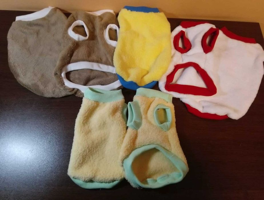 Блузки за кученца.Меки и топли за зимата