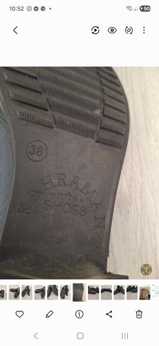 Pantofi damă din piele naturală, marimea 38 in stare foarte bună