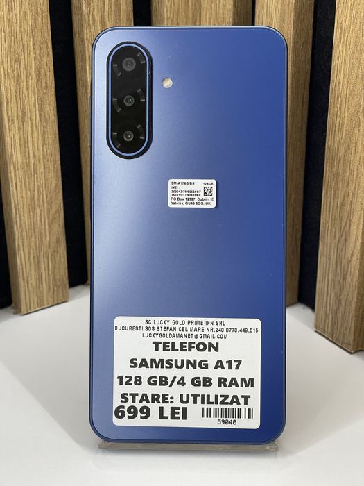 Samsung A17 128Gb 4Gb ram Garantie / Factura #59040