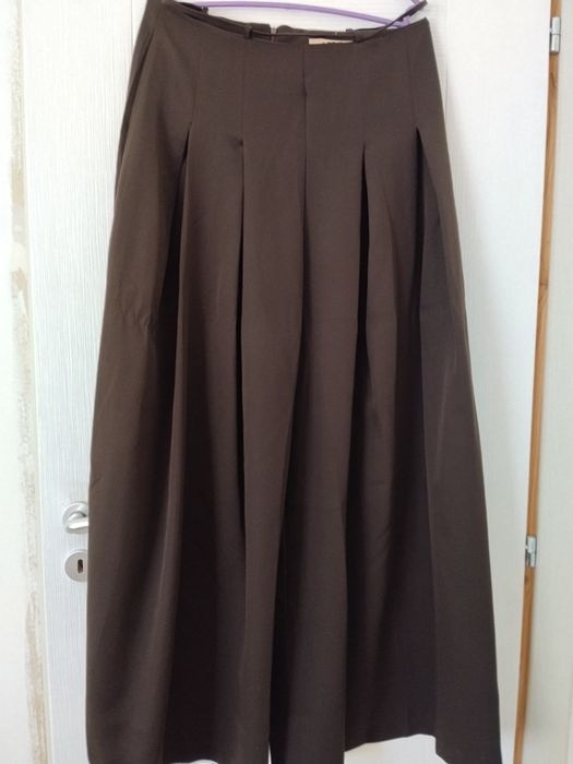 Панталони в черно и кафяво