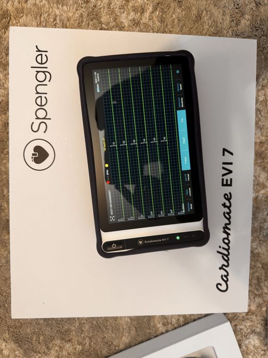 Aparat EKG electrocardiograf spengler cardiomate 7 nou cu interpretare