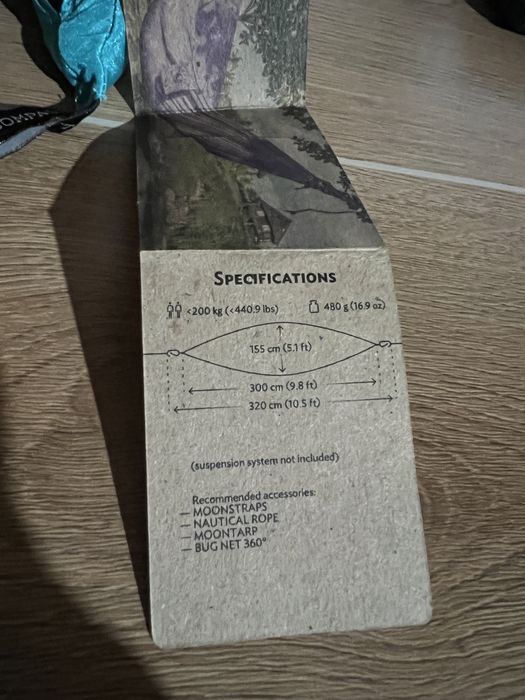 Hamac tickettothemoon nou nefolosit , cu eticheta