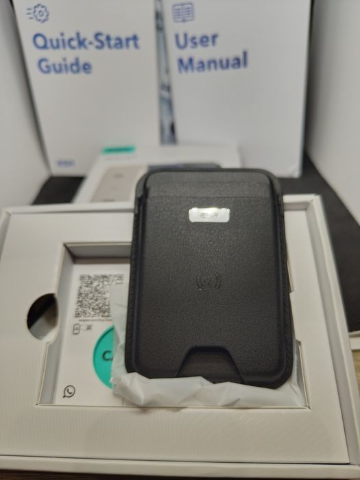 Portofel Magnetic ESR Geo Series MagSafe, Apple Find My (Localizare), RFID, Nou