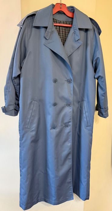 Син шлифер / тренчкот – Българско производство, нов