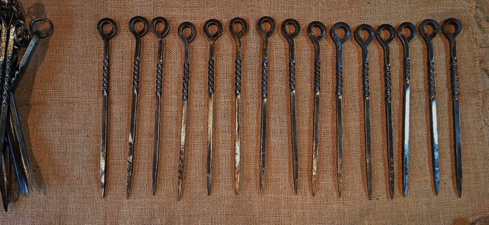 Cuie cort, tarusi din otel forjati manual