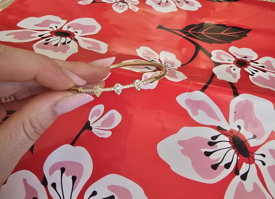 Brățară elastică,  aur 14 k