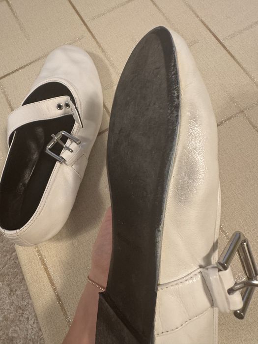 меки кожени балетки