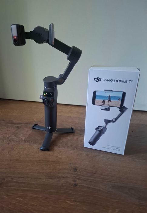 DJI Osmo Mobile 7P – gimbal telefon, complet, cutie originală
