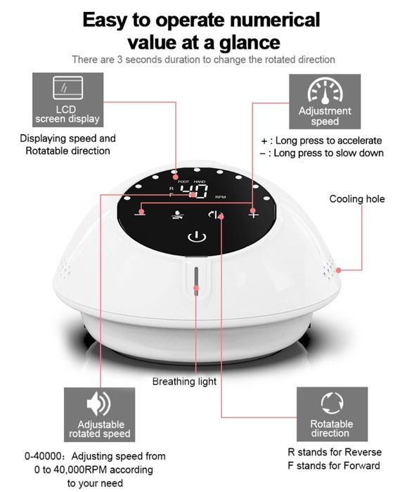 Професиональная фрезер дрель для маникюра