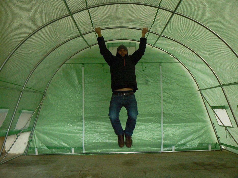 Solar/Sera Gradina tip tunel folie armată teava galvanizata 2x2-6x20ab