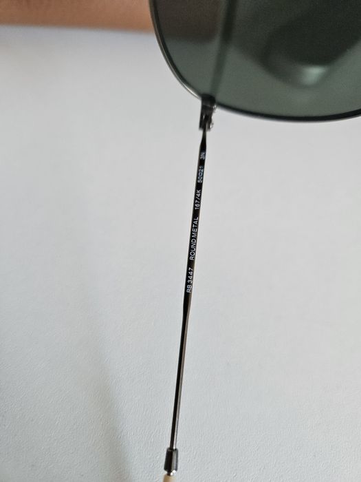 Ochelari Soare Ray-Ban Round Metal RB3447 167/4K lentila oglinda mov