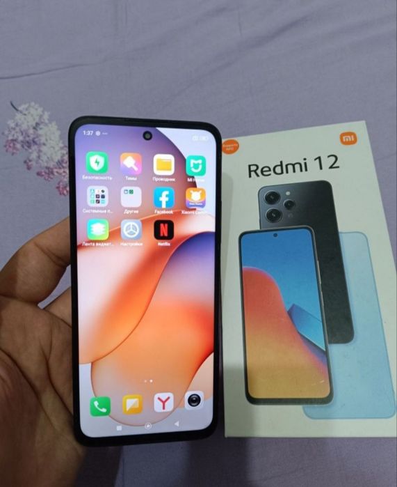 Xiaomi Redmi 12 8/128GB Black Igravoy Karobka Holati Yaxshi Original