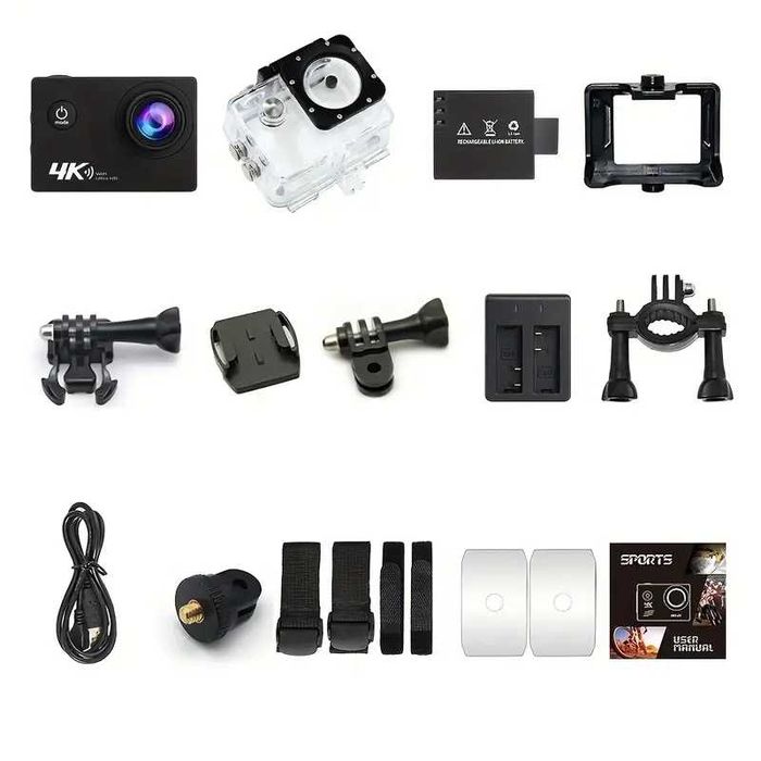 Ourlife AT-Q1 Action camera 4K Ultra HD,  Wi-Fi