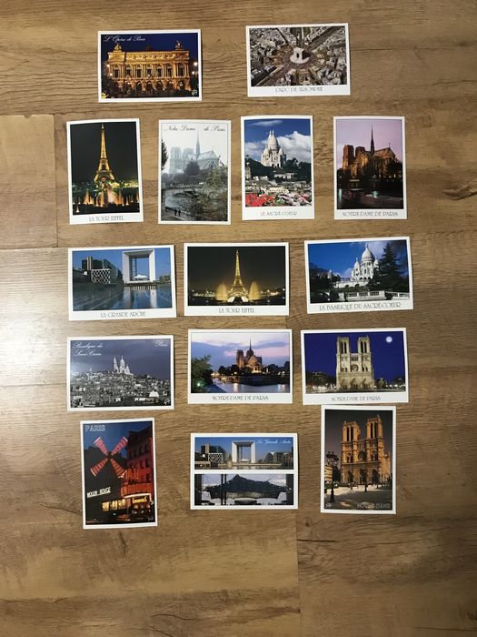 Открытки продаю виды Парижа