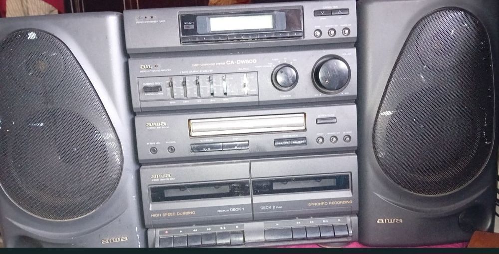 Antistress Aiwa, CA W 500-H, radio, cd player, intrare auxiliar