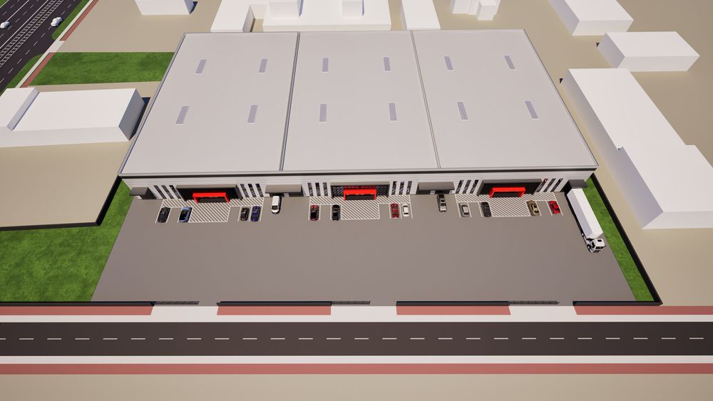 Hală industrială premium 2.900 mp | extensibilă 8.700 mp | ORADEA