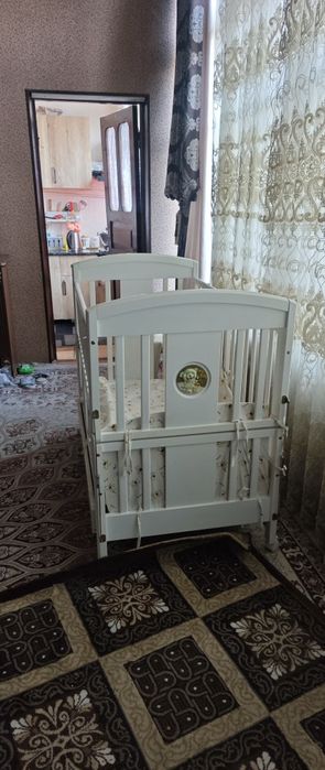 Детская кровать с люлькой