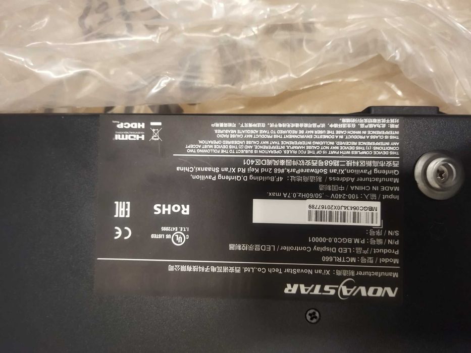 Контроллер Novastar MCTRL660 для светодиодного экрана, 	DVI, HDMI UART