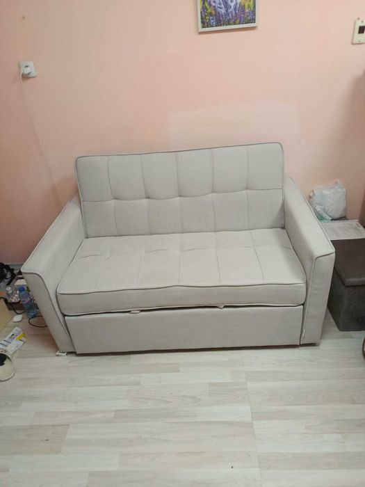 Разтегаем диван сив