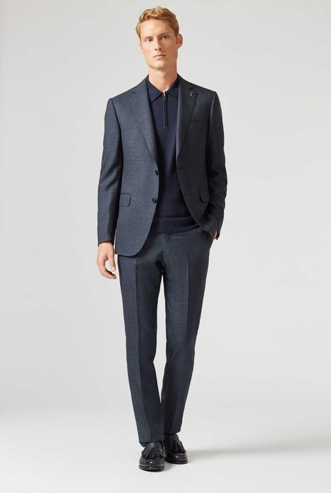 Sacou blazer slim 50 L de lux LAB Pal Zileri lana super 150's