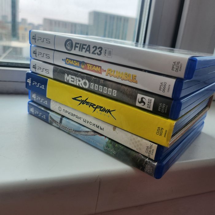 торг диски PS4/PS5 как новые обмен дороже