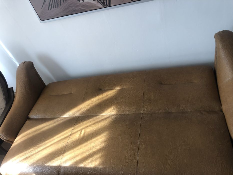 Canapea piele naturala extensibila