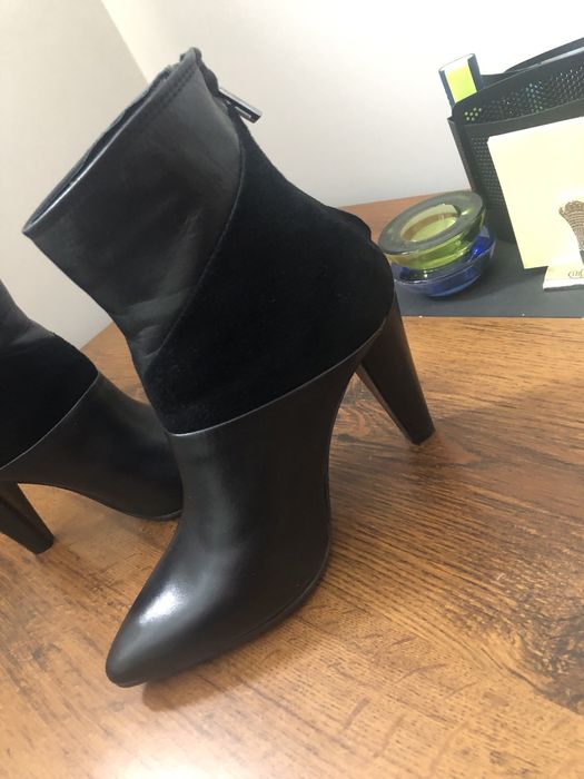 Сапоги кожанные