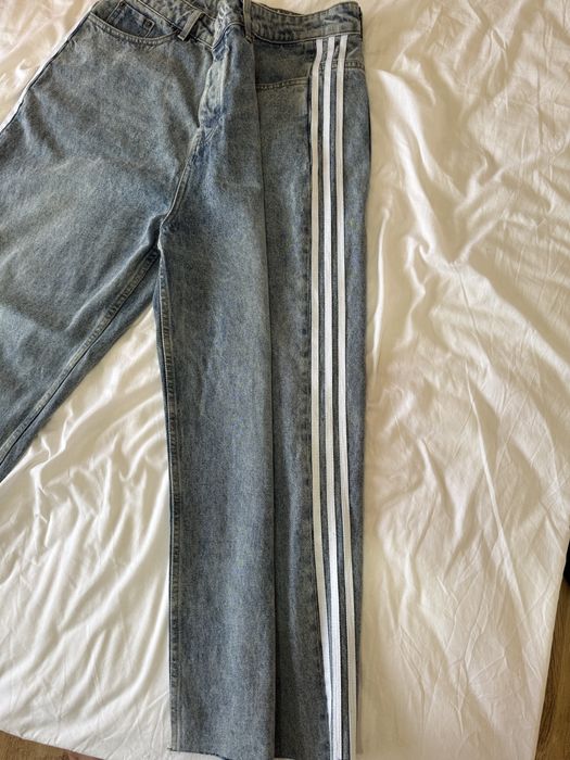 Adidas x Balenciaga stripe jeans