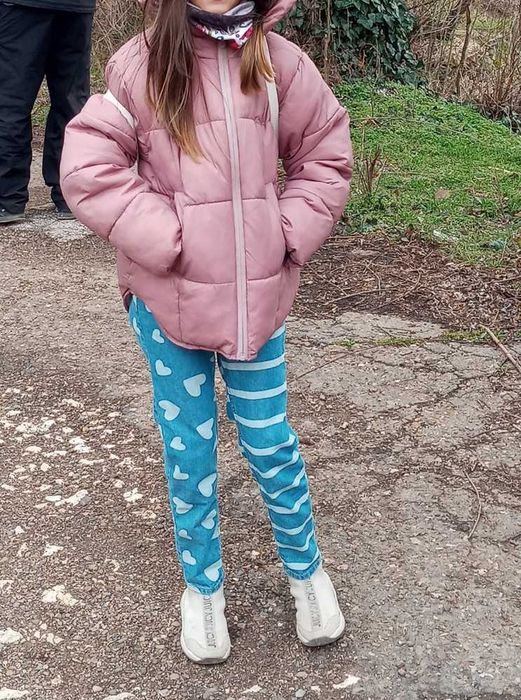 Качествени дрешки р-р 7-8г./128см. Зимно яке