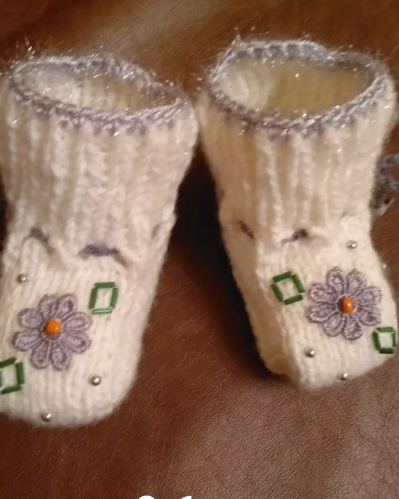 Пинетки вязаные пинетки