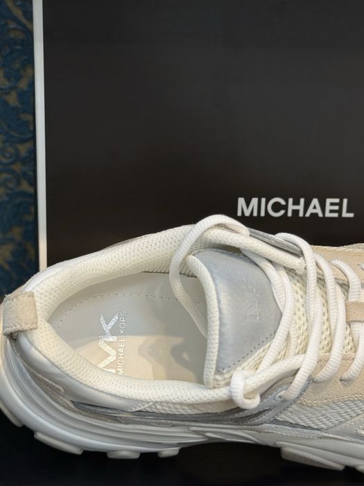 Мъжки сникърси маратонки Michael Kors Nick Optic White