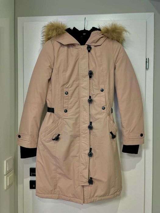 Крайна цена 80 лв Дамско зимно яке с пух естествен косъм ЛИСИЦА