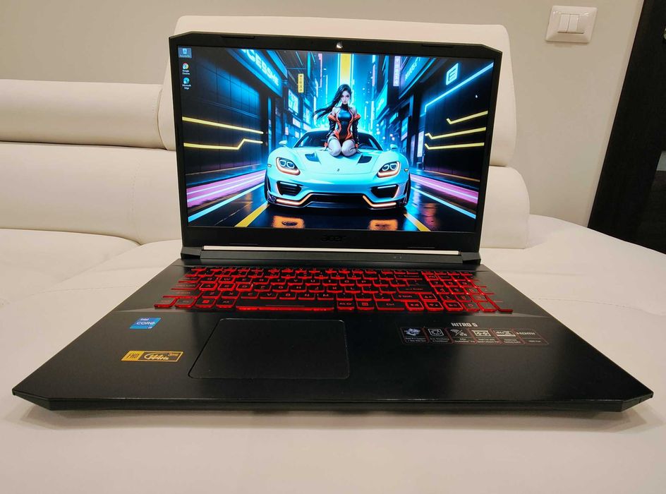 Laptop gaming Acer Nitro intel core i7 -11800H, video RTX,  17,3 inch