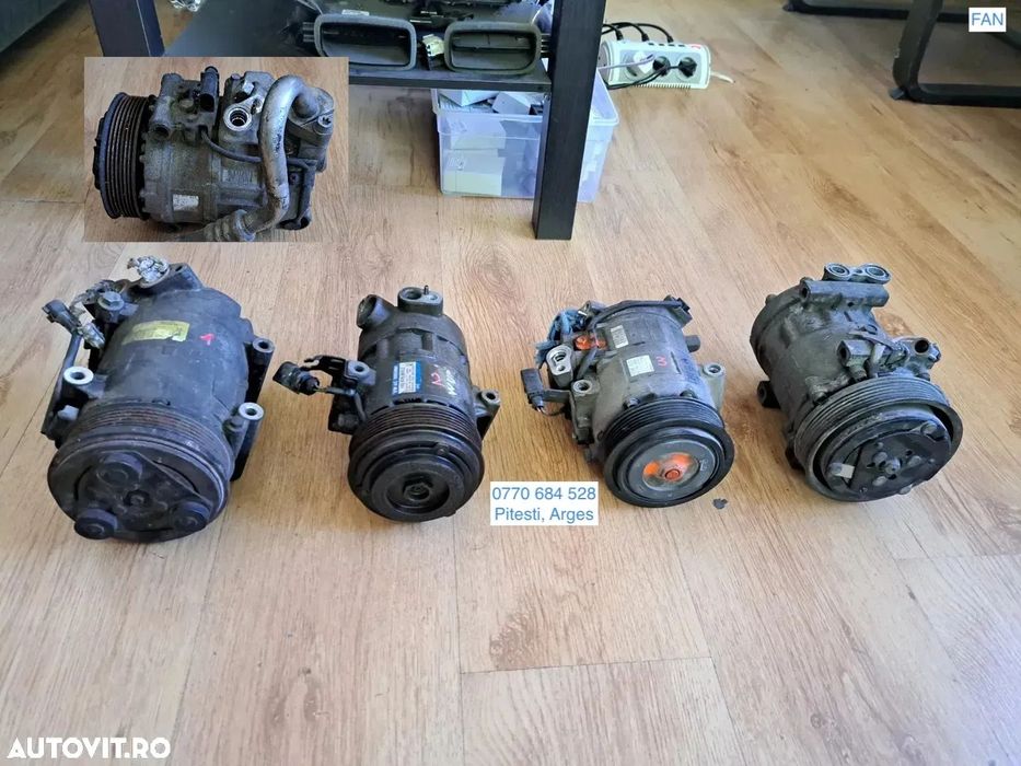 Compresor clima ac aer conditionat climatronic Skoda Citigo 1.0 mpi Volkswagen vw Up 1.0 i Skoda Fabia 1.2 i Seat Ibitza 1.2 fsi Audi A2 Seat Cordoba Alfa Romeo GT Fiat Doblo multipla