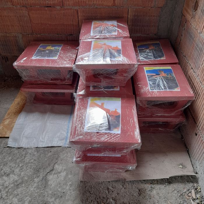 Acoperis horn cos fum