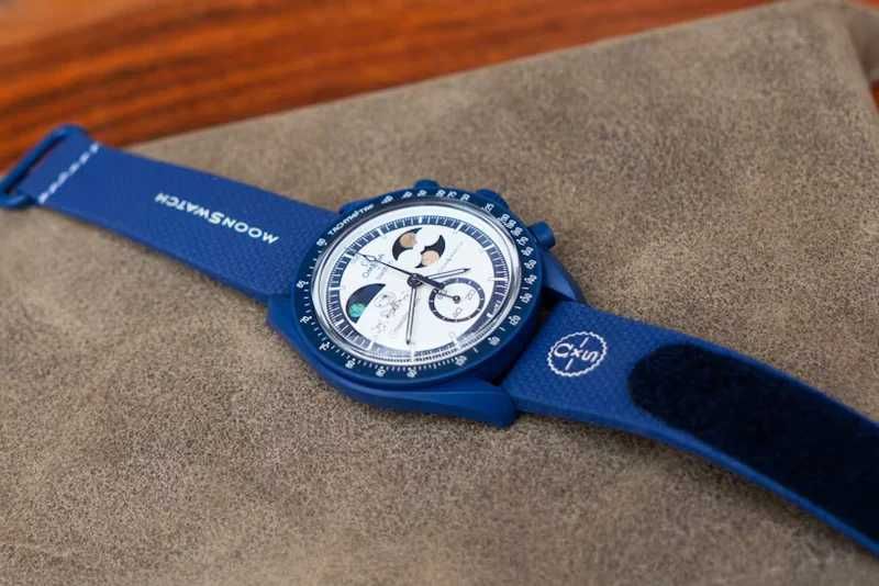 Ceas SWATCH X OMEGA Mission To The Moon THE SUPER BLUE Moonphase-2026 ...