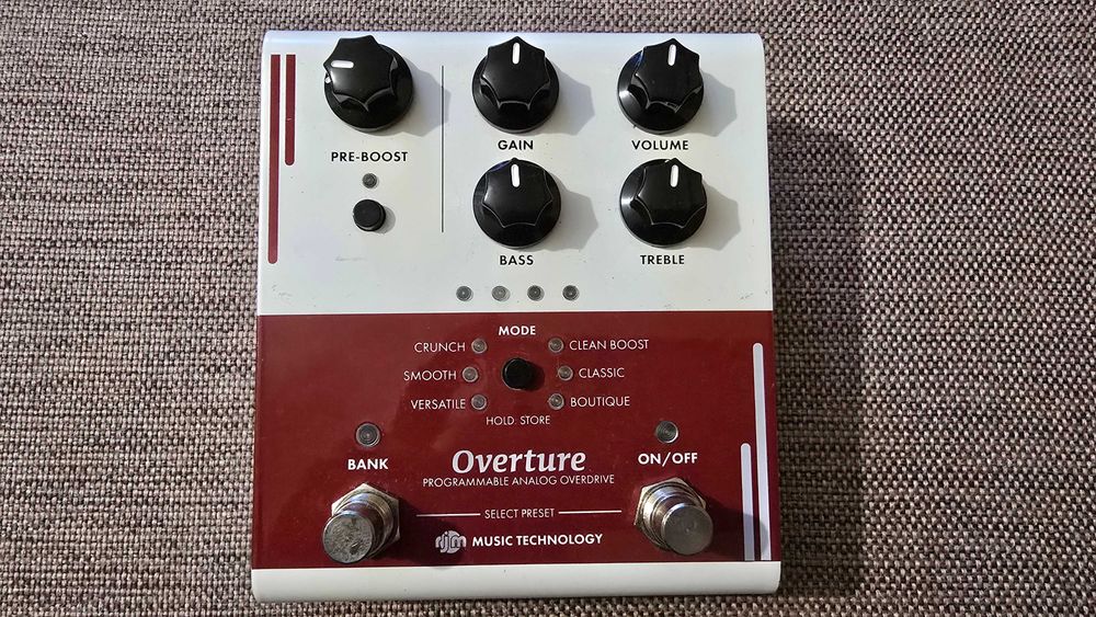 RJM Overture Overdrive - програмируем аналогов овердрайв/ MIDI