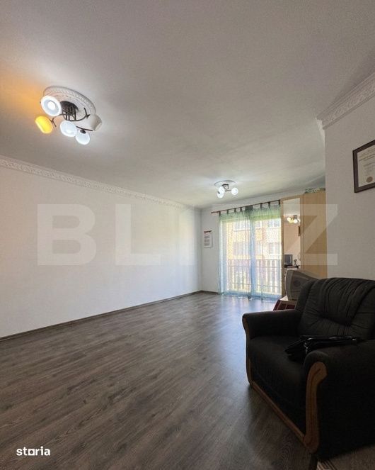 Apartament 2 camere, 56 mp, etaj 1, parcare, orientare S-V, Terra — fotografia 2