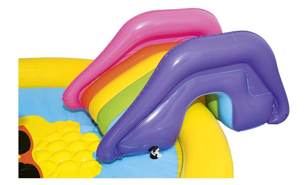 Бассейн надувной Bestway-237x201x104 см. Доставка бесплатно