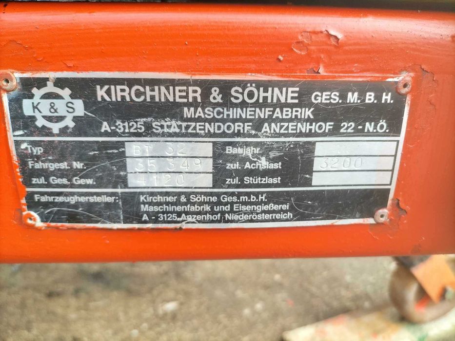 Mig remorca de imprastiat gunoi 4 tone MULI