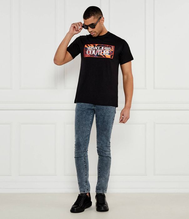 Мъжка тениска Versace Jeans Couture logo patch T-shirt