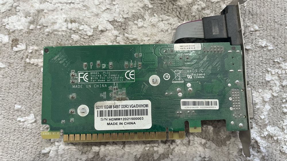 Видеокарта NVIDIA GeForce G210 (1GB DDR3)