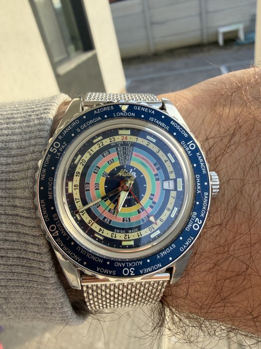 Ceas MIDO OCEAN STAR decompresion Worldtimer