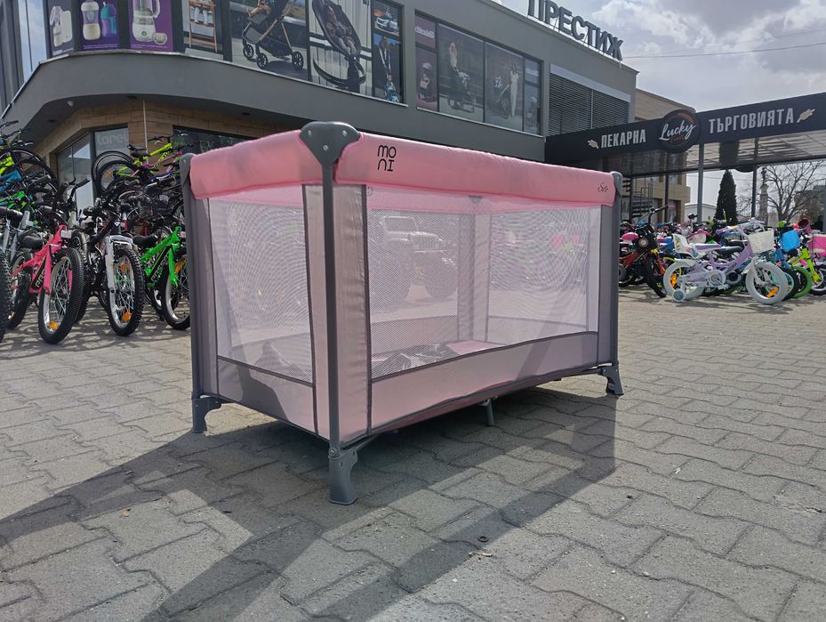 MONI Детска кошара SOLO розов