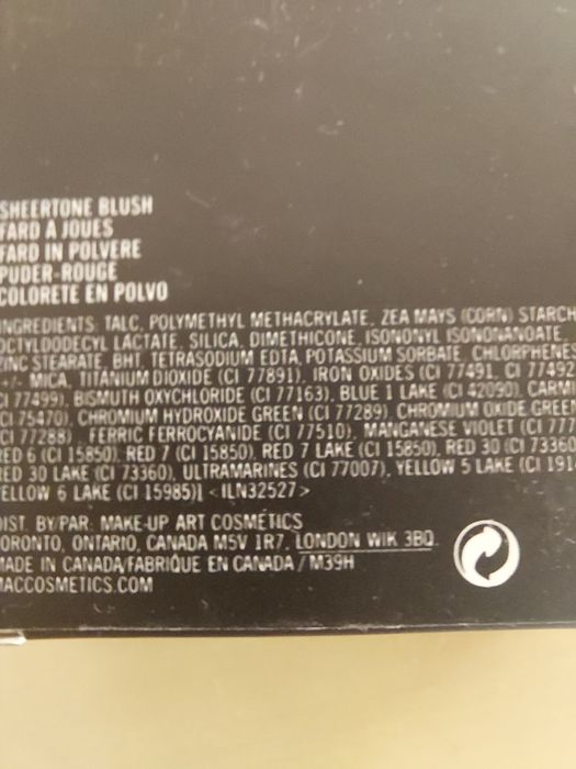 МАС Sheertone  руж за лице НОВ