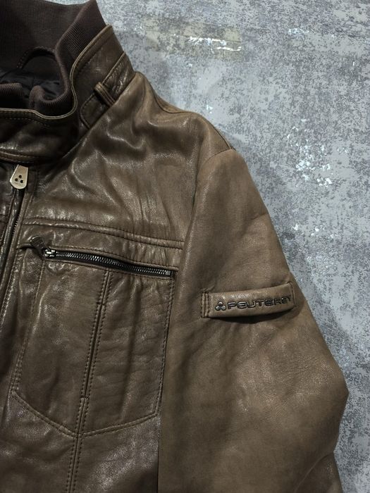 Geaca piele Peuterey