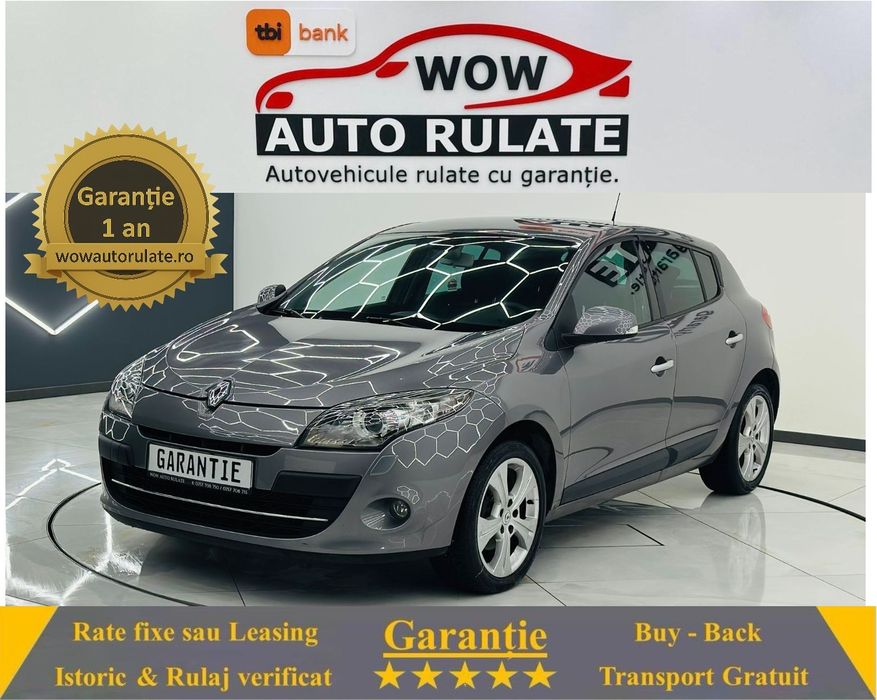 Renault Megane 2011 1.5D E5 Garantie 12 Luni Rate Avans 0 Doar Cu Buletinul